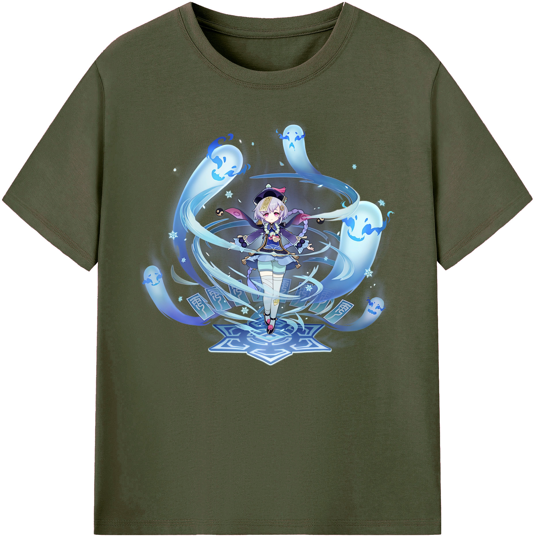 げんし神 七七 なな  genshin Nana 綿100％ メンズ半袖Tシャツ｜肌触りやわらか＆通気性